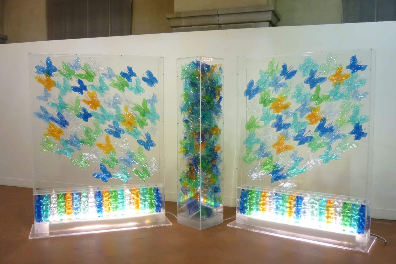 Il Volo (2011), installation of PET butterflies at the 54th Venice Biennale, Costa Rica Pavilion